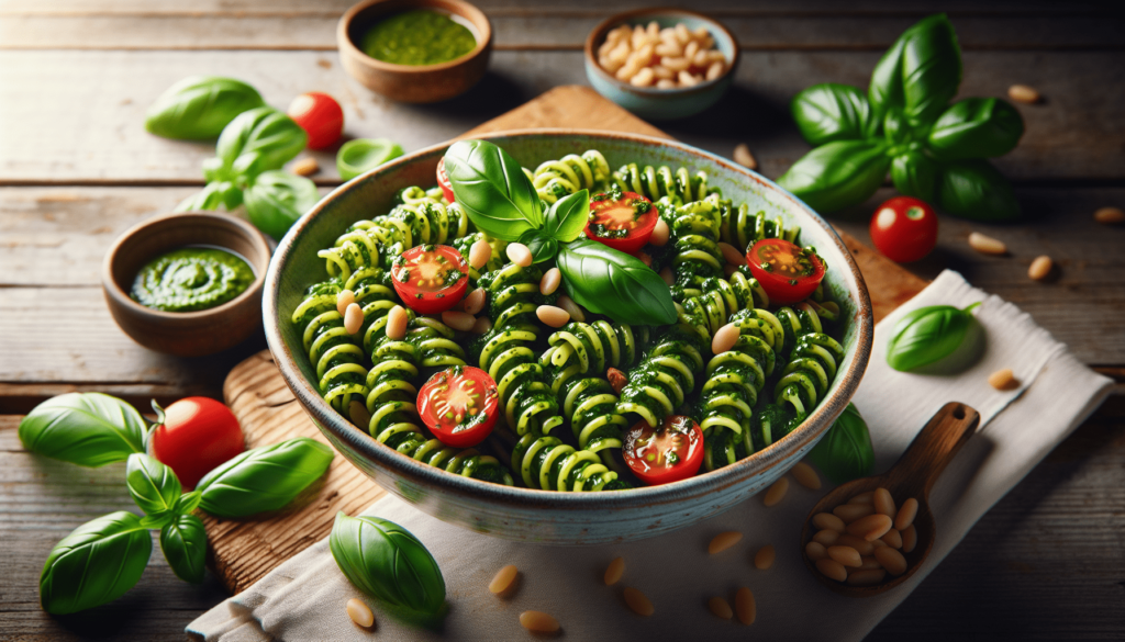 Cooking a Delicious Pesto Pasta Salad